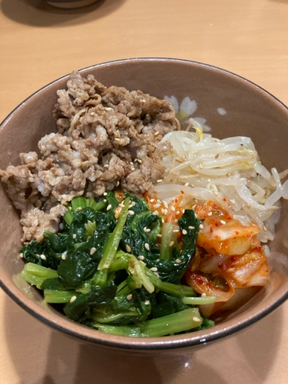 簡単なのに本格派☆　韓国ビビンバ