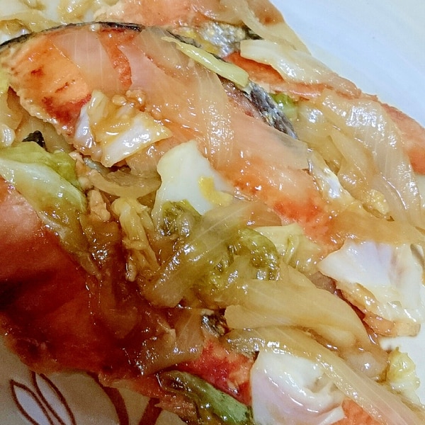 フライパンで簡単 鮭のちゃんちゃん焼き レシピ 作り方 By Cocoa 楽天レシピ フライパンで簡単 鮭のちゃんちゃん焼き レシピ 作り方 By Cocoa 楽天レシピ