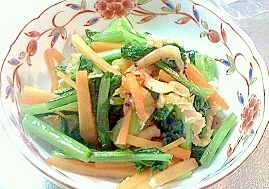 小松菜の炒め煮