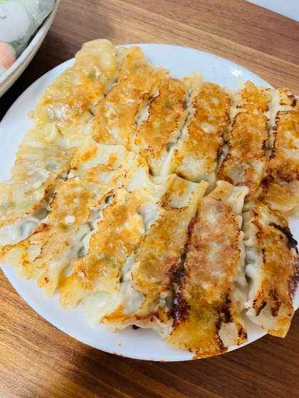 びっくり簡単☆棒焼き餃子