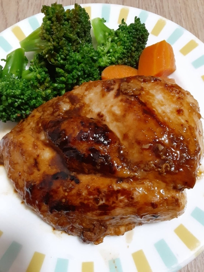 漬け込んで焼くだけ☆簡単照り焼きチキン