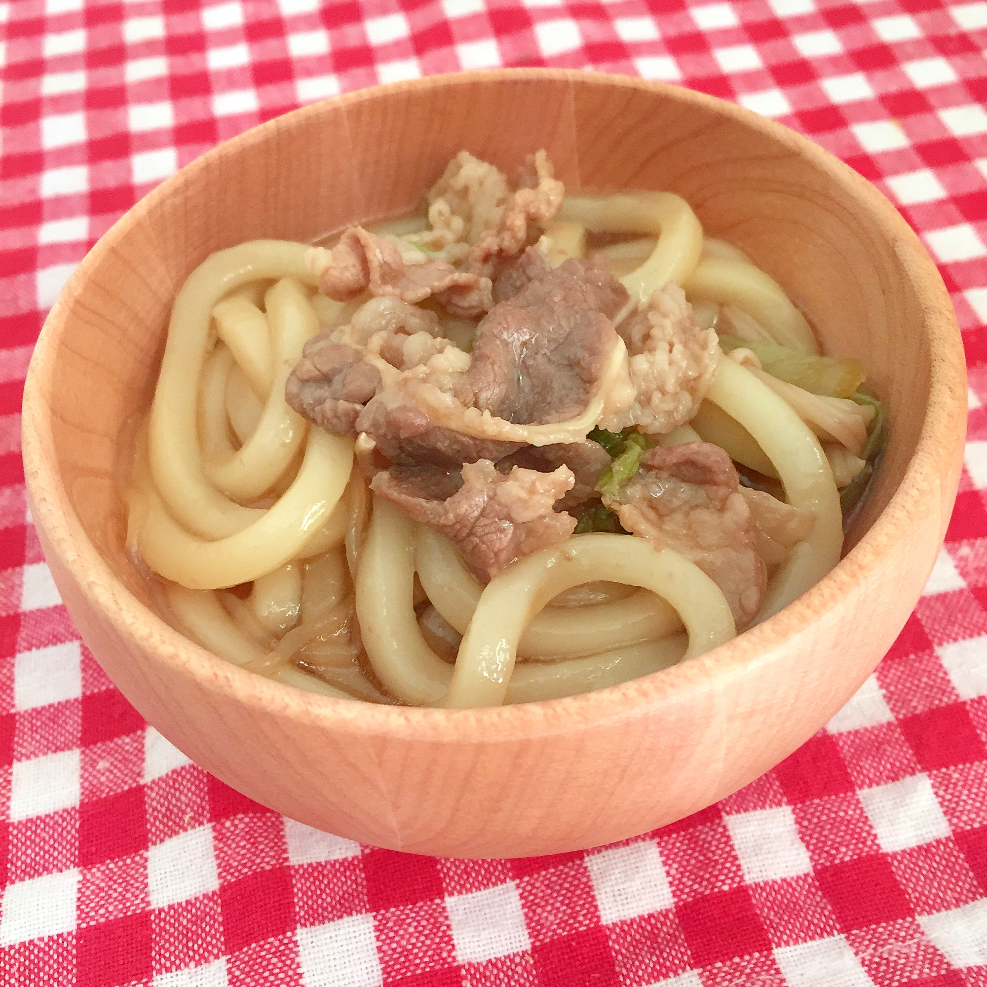 肉煮込みうどん☆