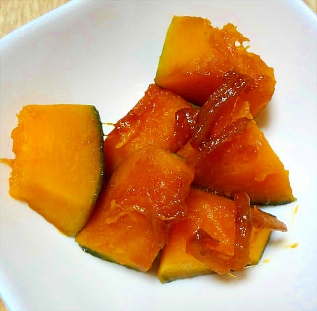 生姜を効かせたかぼちゃの煮物