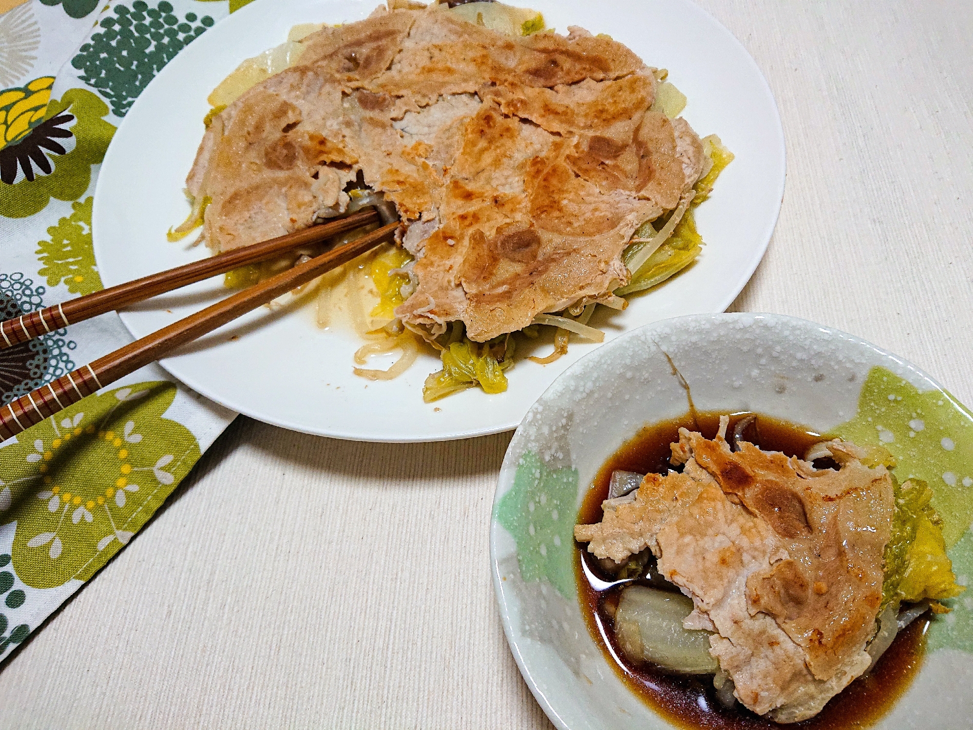 簡単すぎる！豚肉と白菜のワンパン蒸し煮