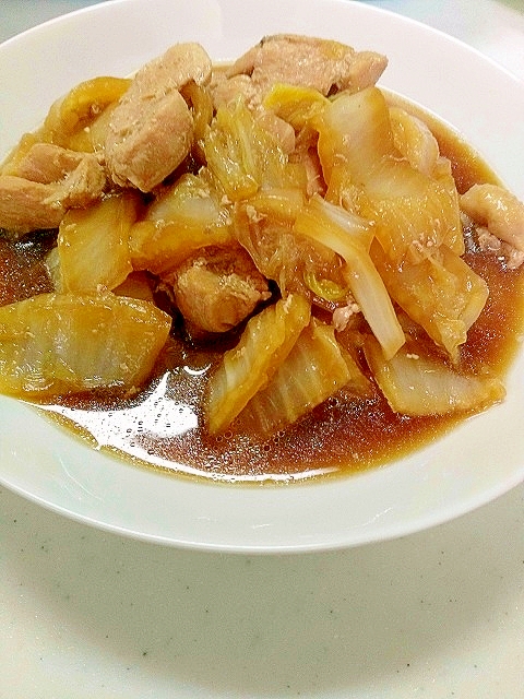 鶏肉と白菜の☆やわらかうま煮