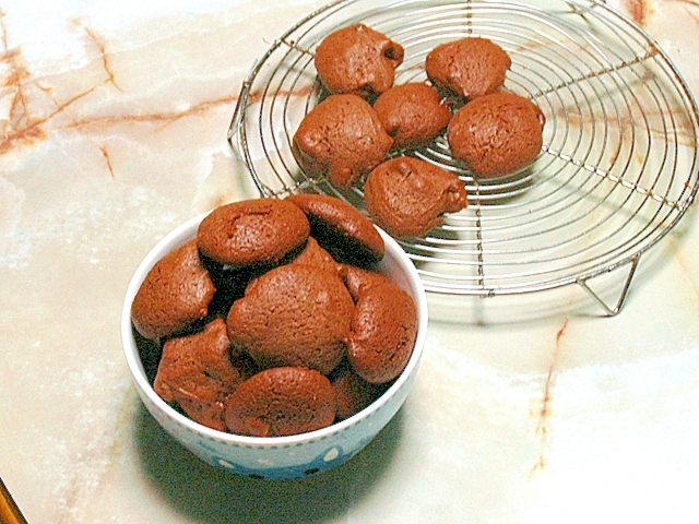 バター不使用 チョコクリームでドロップクッキー レシピ 作り方 By Torezu 楽天レシピ