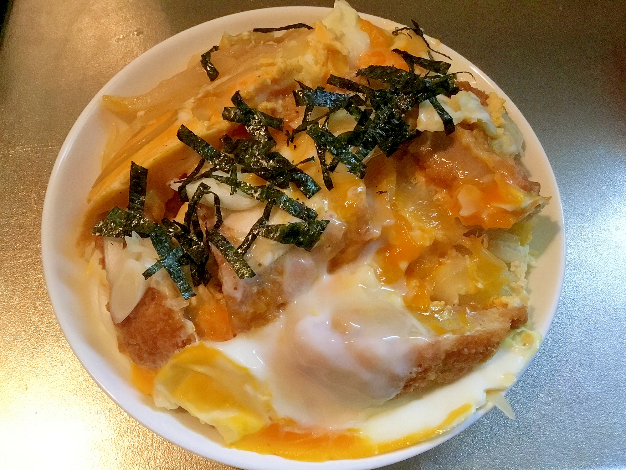 安売り惣菜利用 時短カツ丼 レシピ 作り方 By 白熊猫爺 楽天レシピ