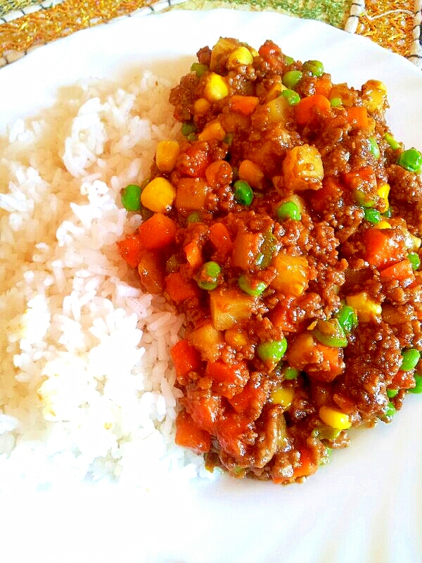 すぐできる！簡単☆野菜キーマカレー