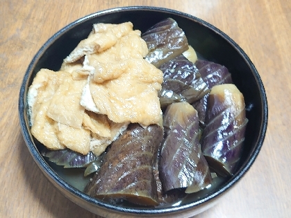 じゅわっと✨なすと油揚げの煮もの【和食・副菜】