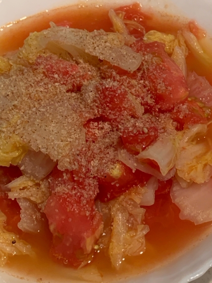 トマトと白菜の中華風おひたし♩