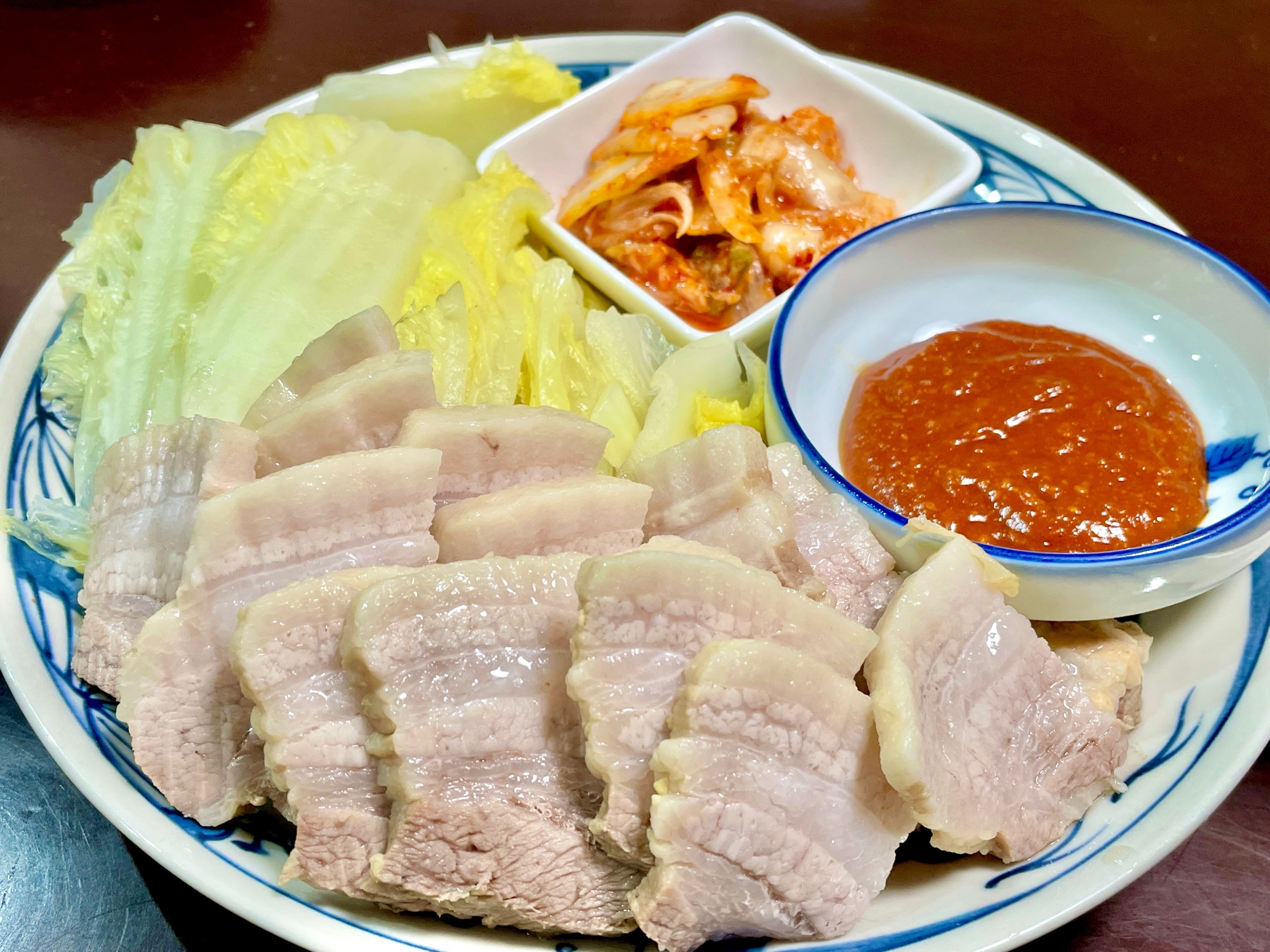 韓国風茹で豚