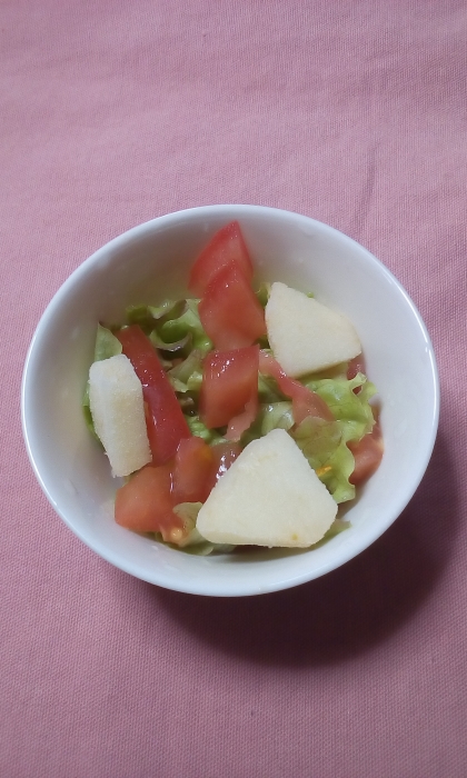 野菜とりんごの酢の物サラダ