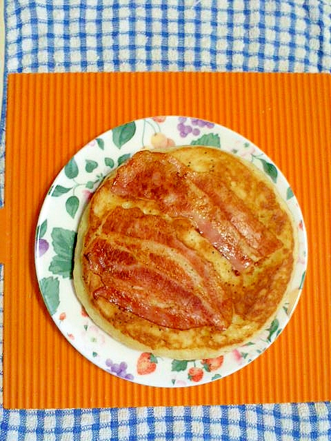 ベーコンのホットケーキ レシピ 作り方 By テツオ63 楽天レシピ