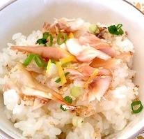 アジの干物で簡単混ぜご飯