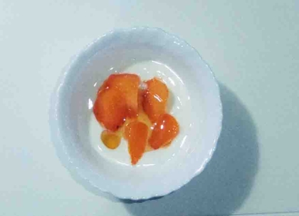 旬のビワが無くて残念ですが
冷凍してあるオレンジ色の柿とみかんで
作りました♬
美味しかったです♡=^_^=