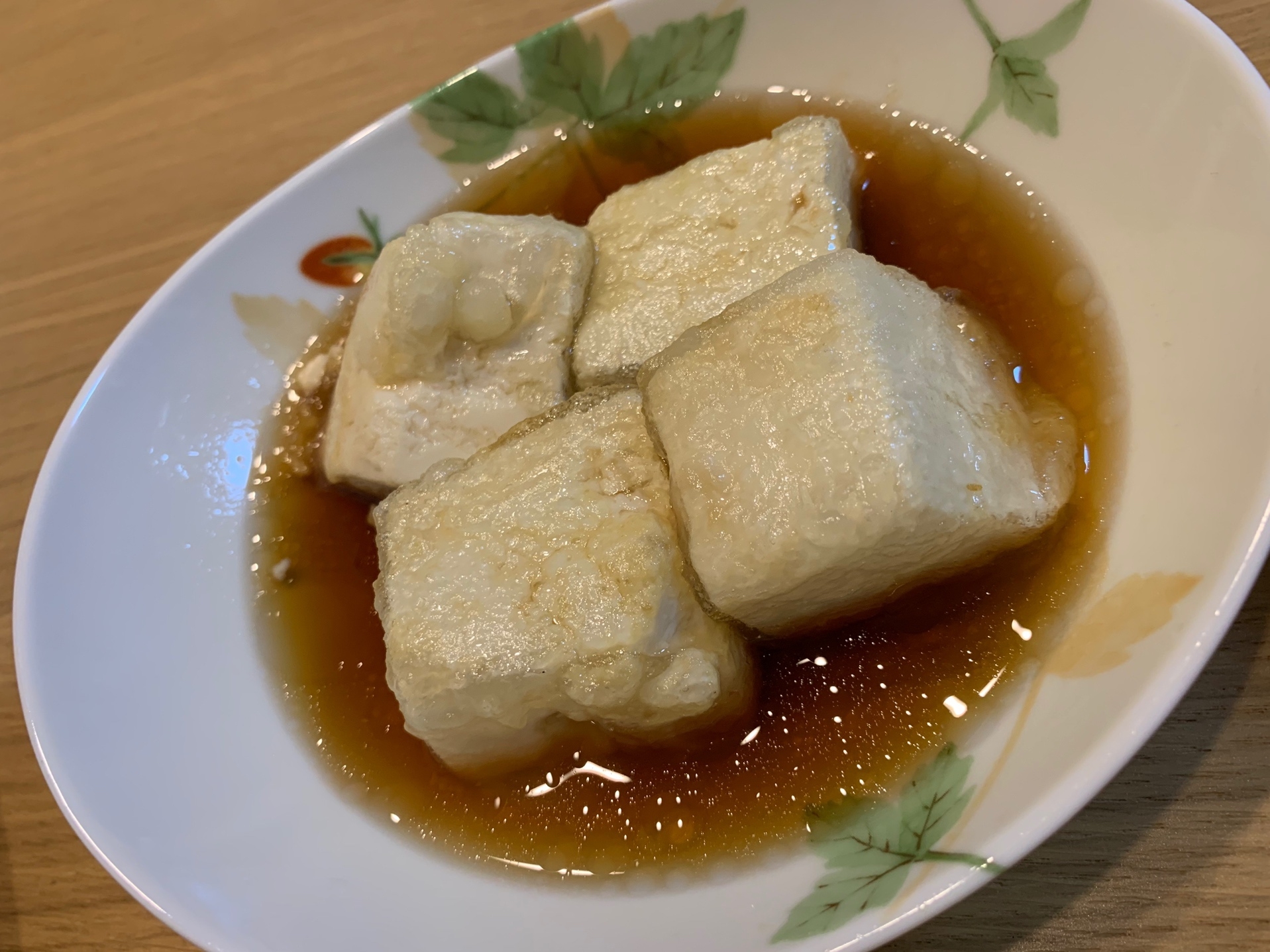 めんつゆで簡単！油少量！揚げ出し豆腐