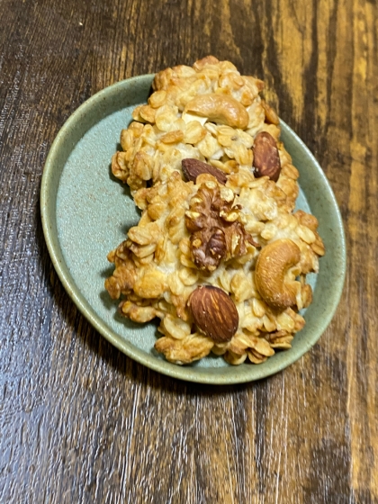 グルテンフリーのザクザク食感オートミールクッキー