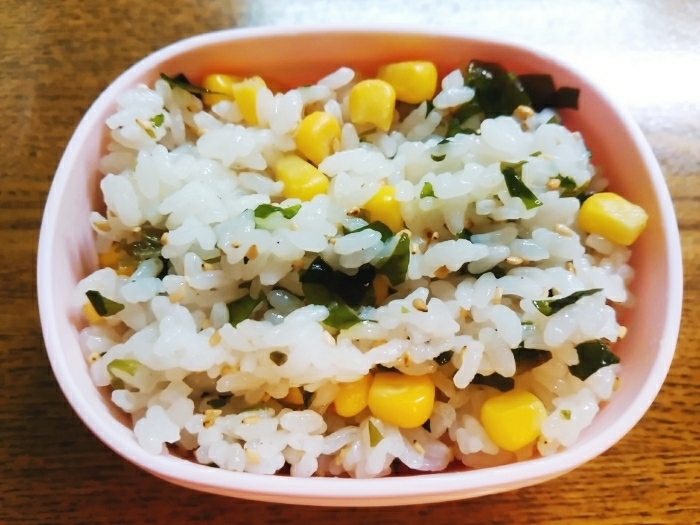 コーンわかめご飯 レシピ 作り方 By のん786 楽天レシピ