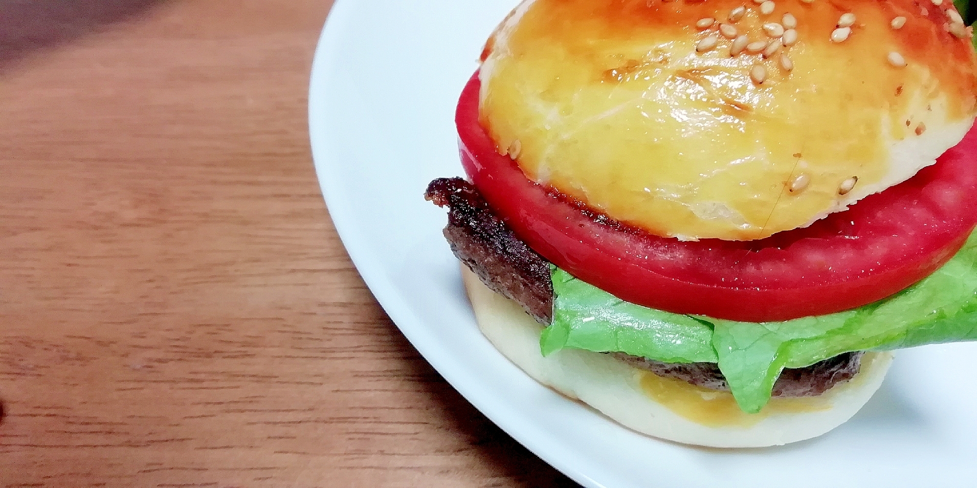 手作りバンズで作る我が家のハンバーガー