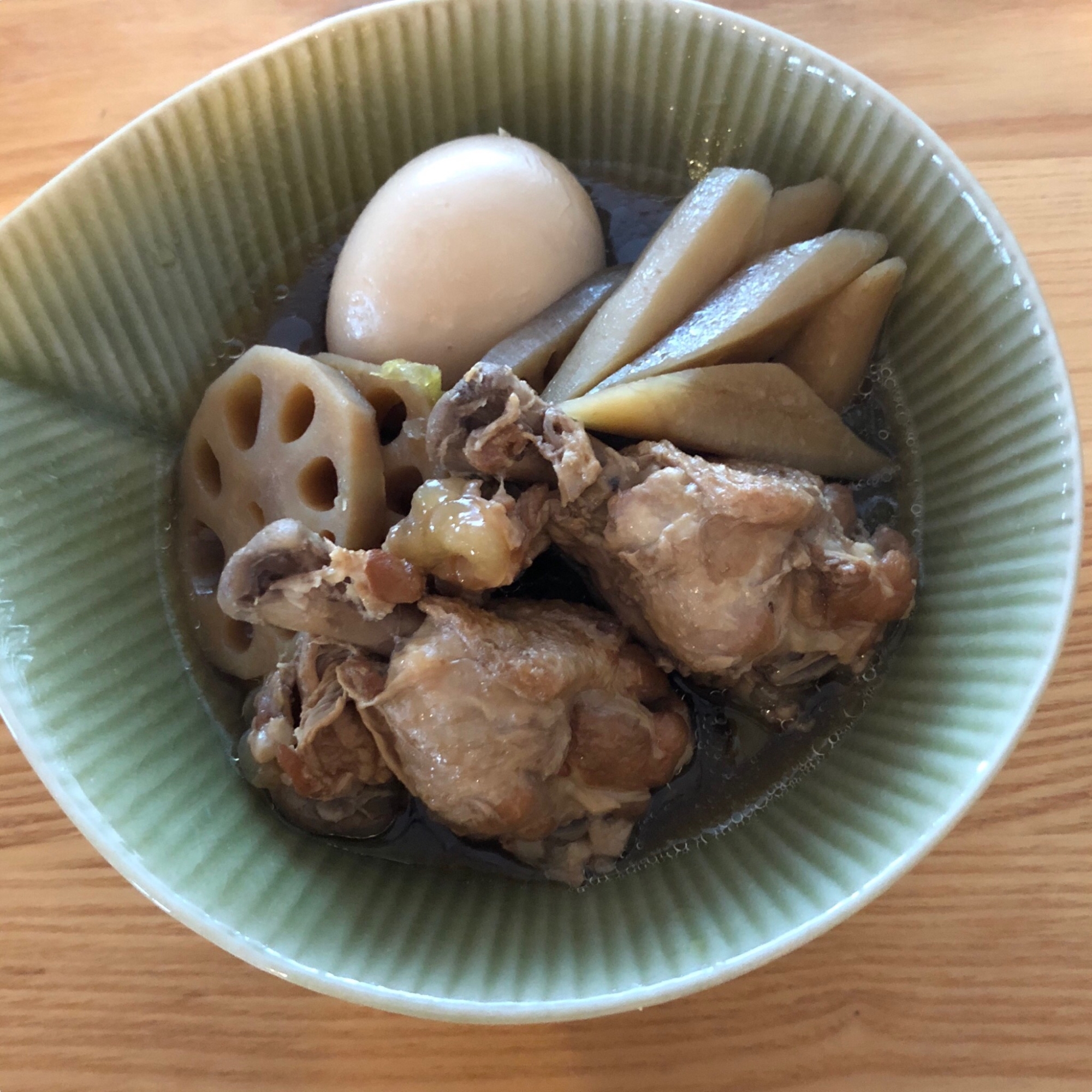 鶏手羽元と根菜の煮物