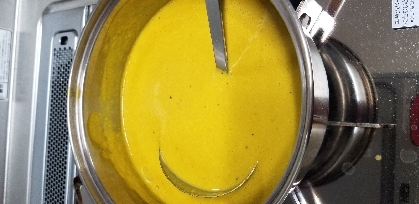 バターなし豆乳でかぼちゃスープ