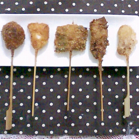 串カツ５種盛り