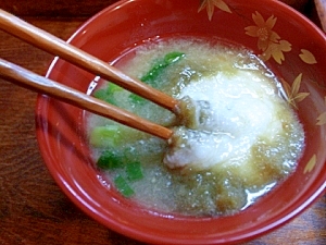 うまい！とろろとろろのお味噌汁