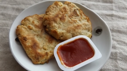 油をつかわずにテフロンのパンでやってみましたが、美味しくできました！これなら安心して食べれそうです＾＾