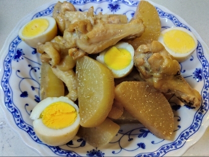 鶏肉と大根の甘辛煮