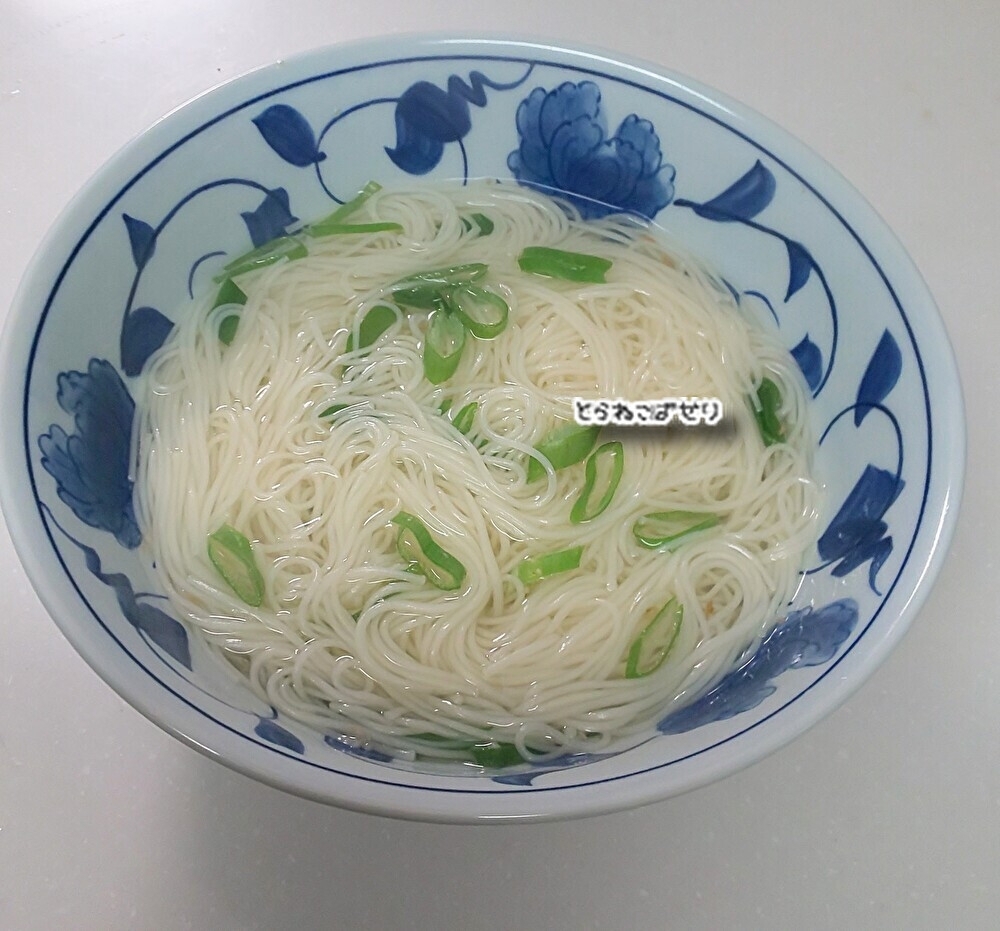 白だしにゅうめん