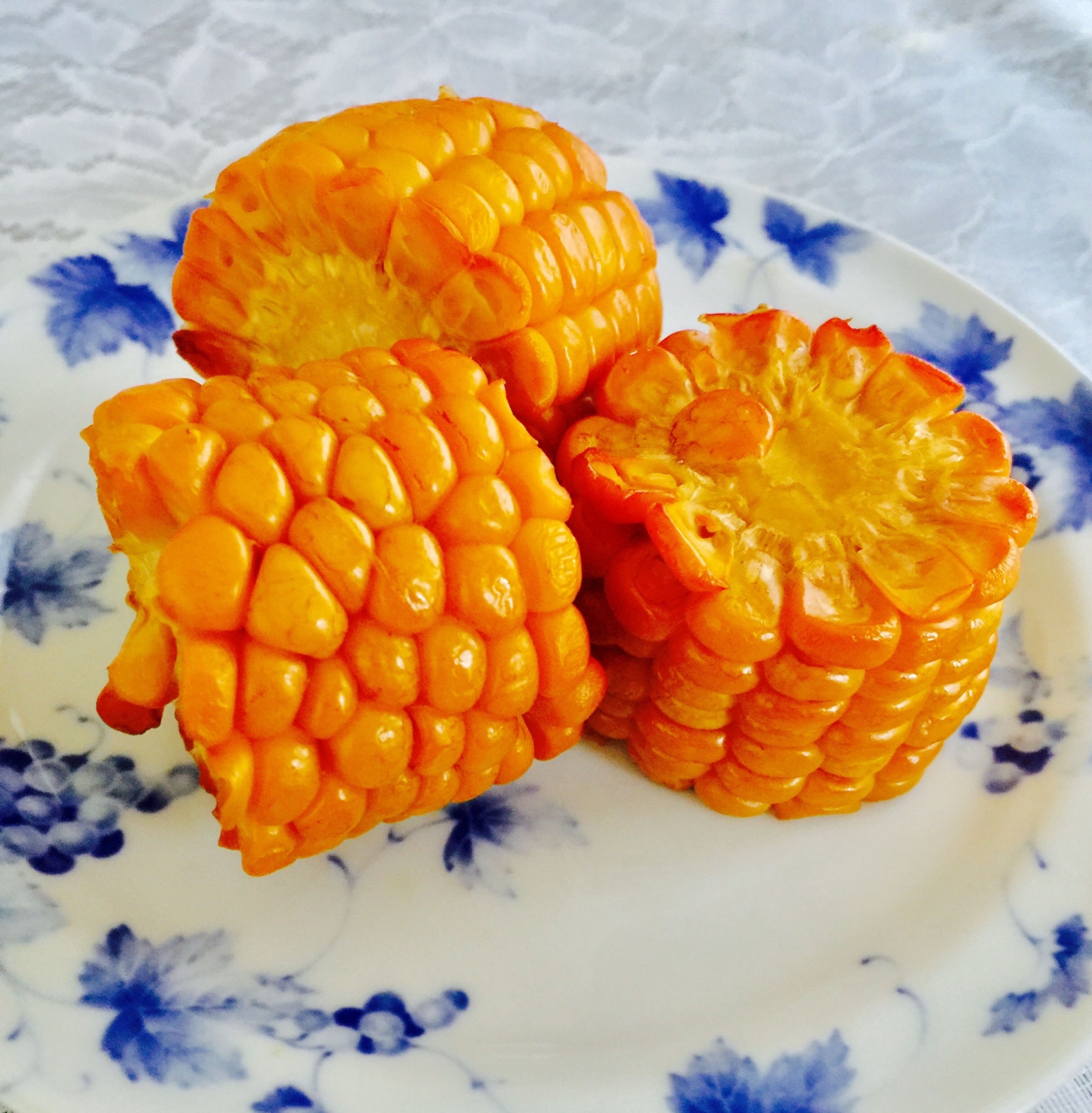 とうもろこしの燻製