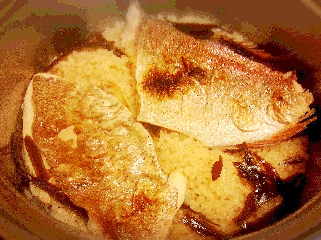 白身魚の切り身で♪ 鯛めし☆彡　炊飯器Ver.