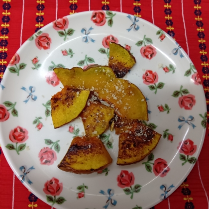 国産チーズで☆かぼちゃの蒸し焼き