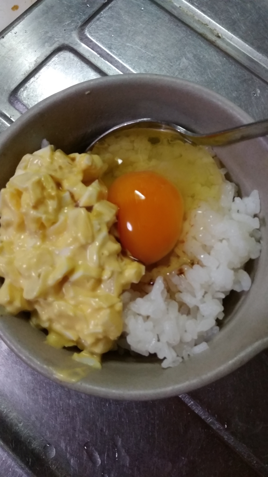卵サラダをin♪卵×卵TKG