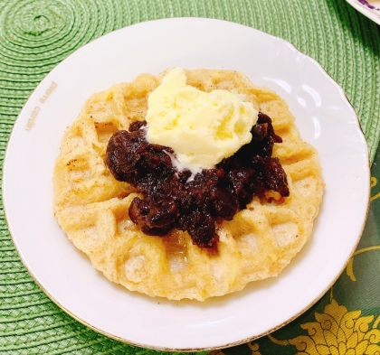 黒豆きな粉の黒蜜トースト