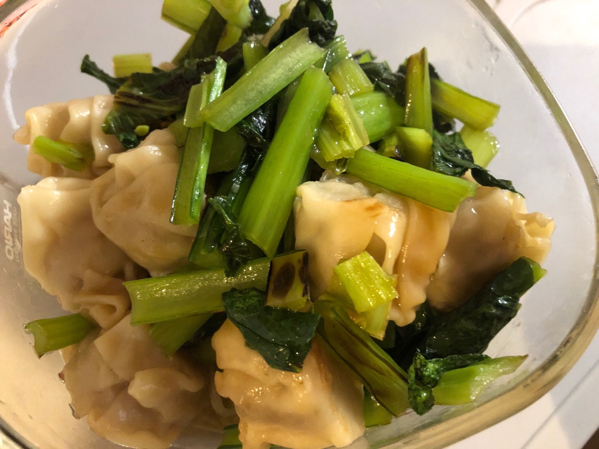 市販焼売アレンジ♪小松菜と春雨の炒め物