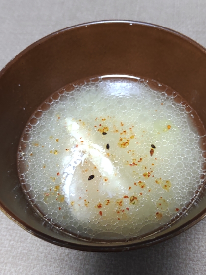 鯛のアラのすまし汁