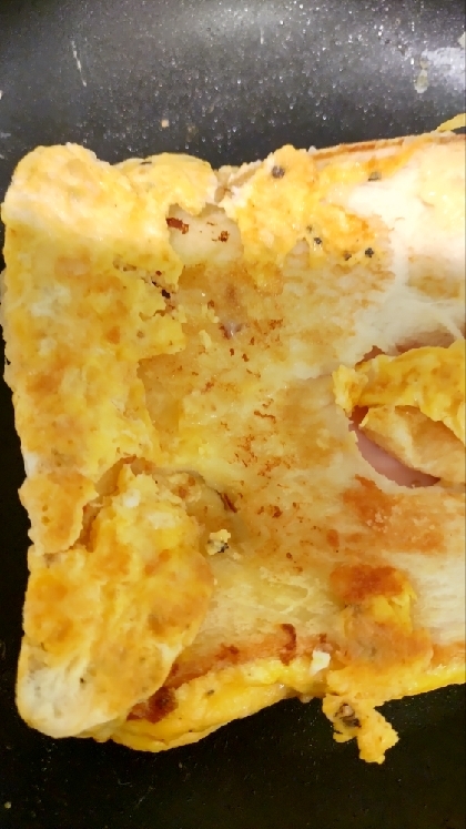 マヨで簡単♪ハム＆チーズのフレンチトースト風サンド