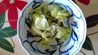 爽やか☆キャベツの中華風サラダ