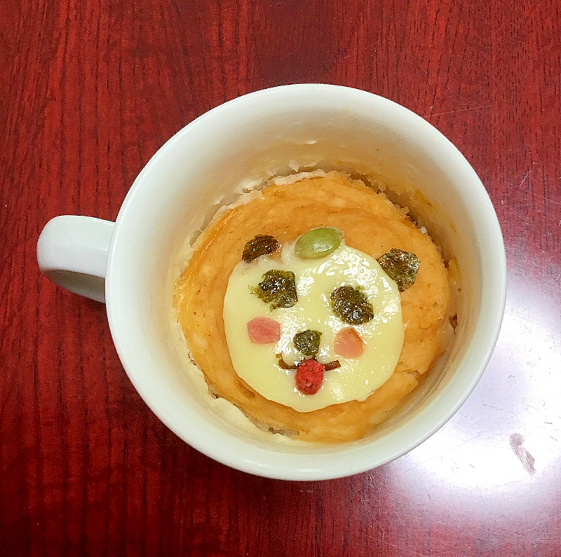 レンジで 小パンダのカレー風味のマグカップケーキ レシピ 作り方 By 愛理紗 楽天レシピ