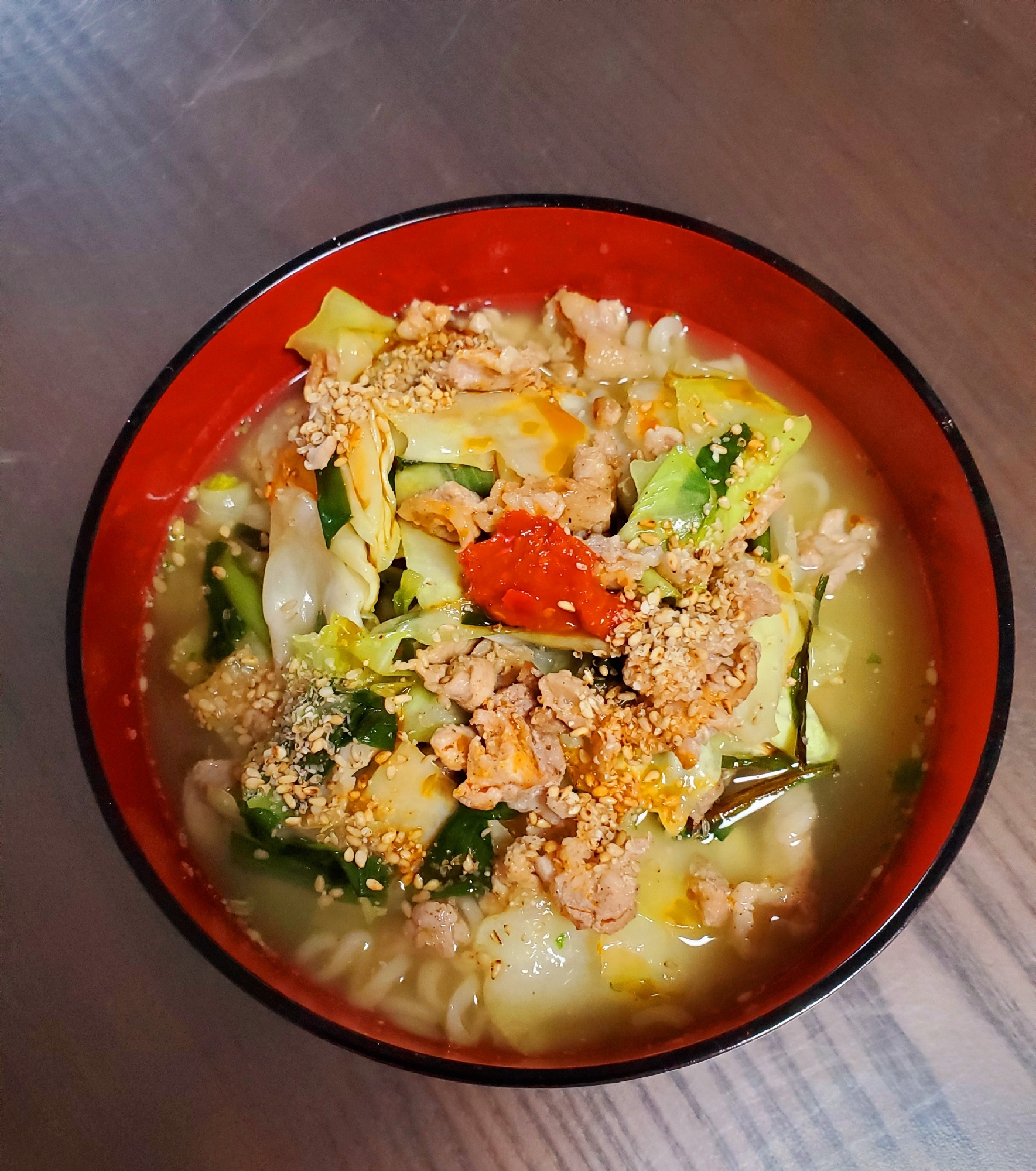 サッポロ一番塩ラーメン♪アレンジ第3段♪