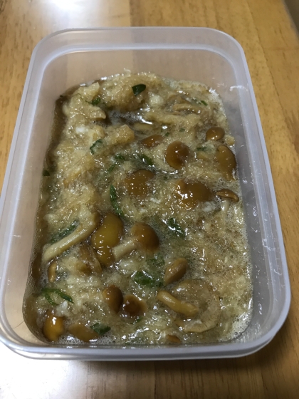大根おろしが辛かったので砂糖多めに入れました！