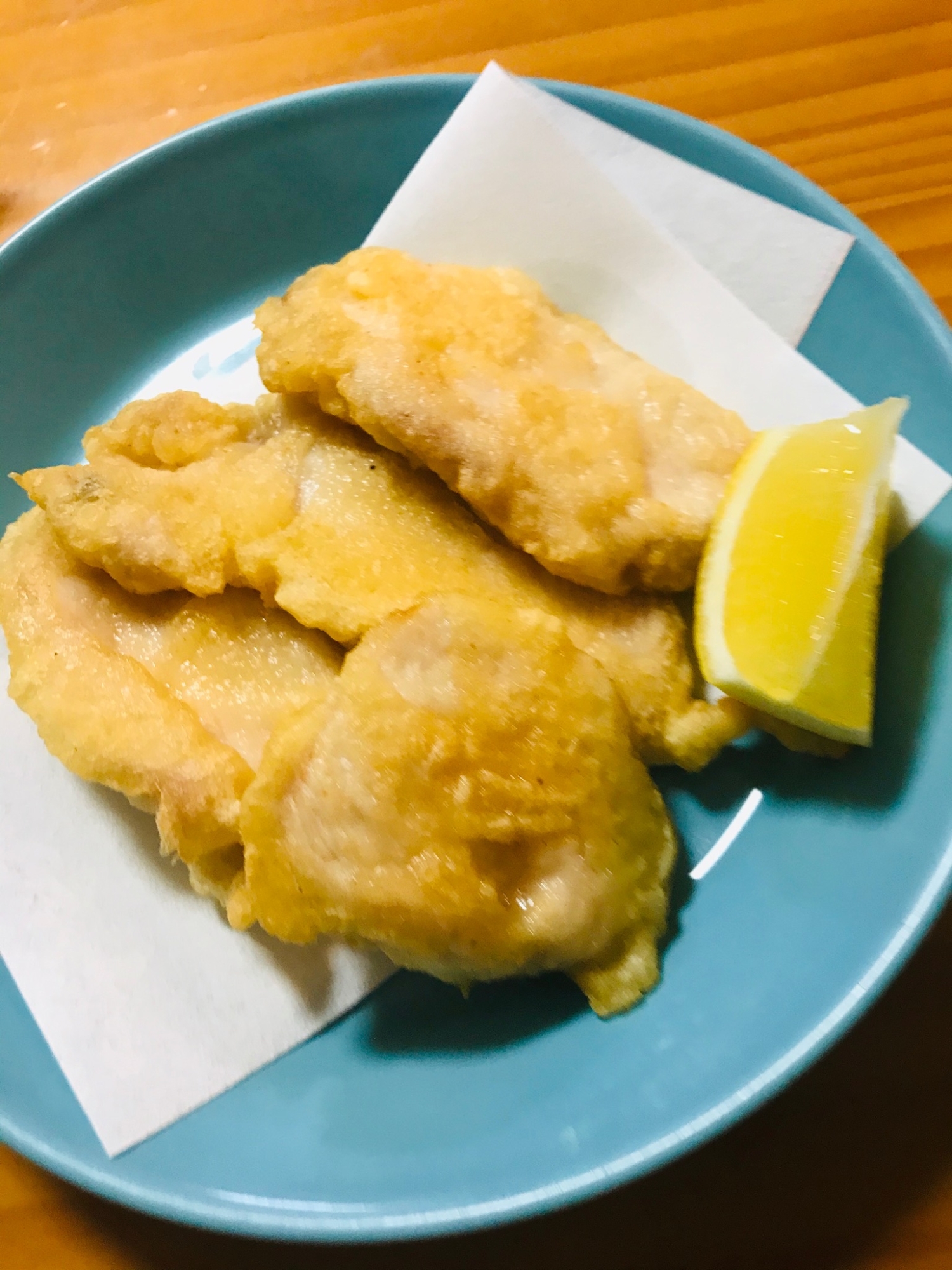 鶏むね肉でとり天