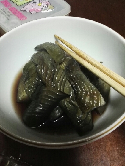 茄子の煮物♪