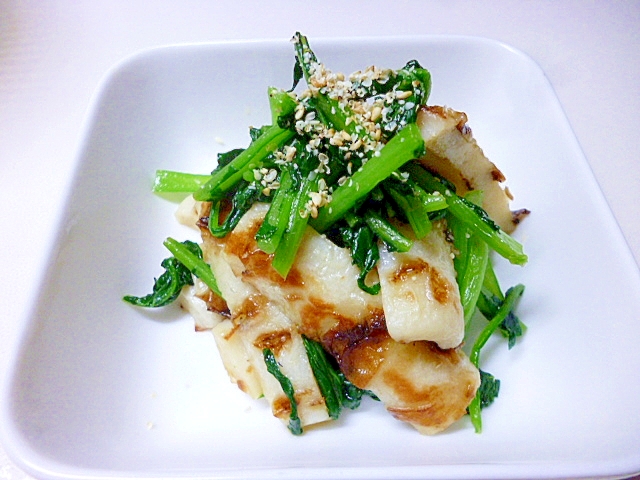 間引きの大根葉はゆでて 炒めて レシピ 作り方 By さとママ3645 楽天レシピ