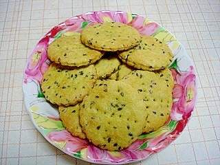 (^o^) 黒胡麻とアボカドのクッキー (^o^)