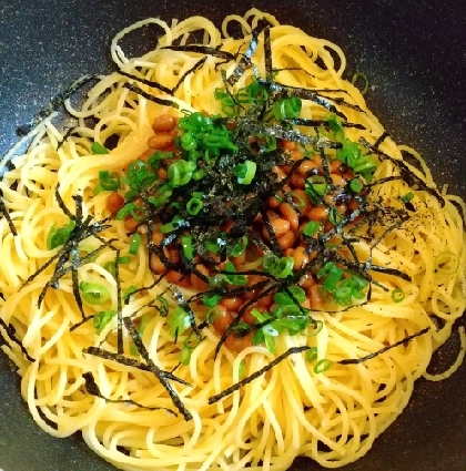 子供大好き★簡単納豆パスタ