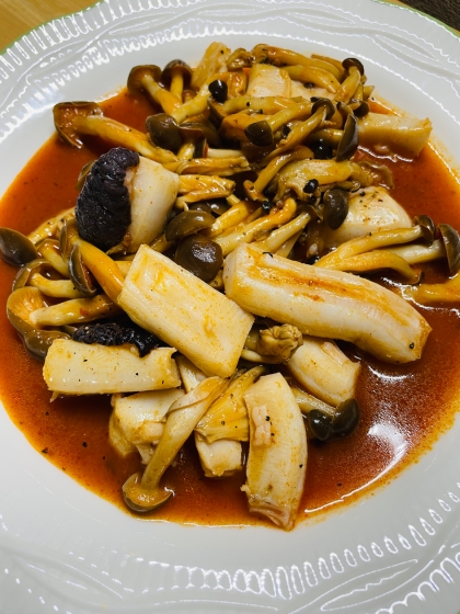 【激旨おつまみ・タパス】タコとエリンギの旨辛炒め