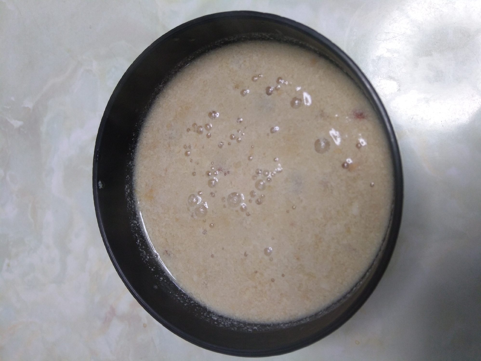 ローズヒップの豆乳スープ