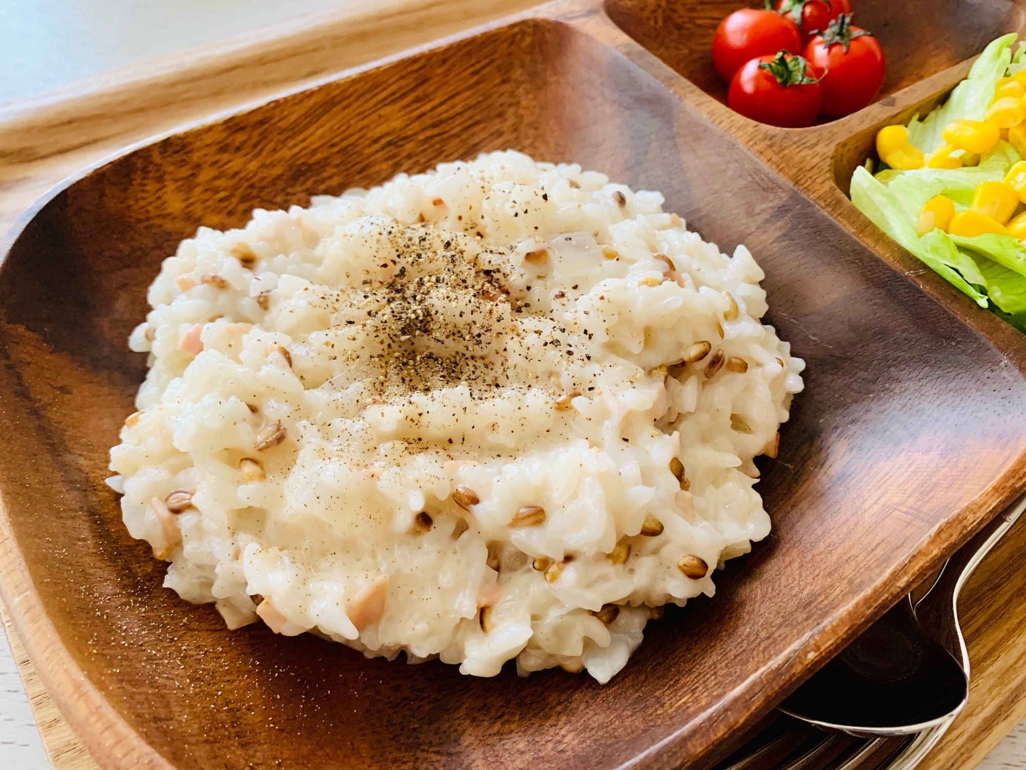 もち麦チーズリゾット